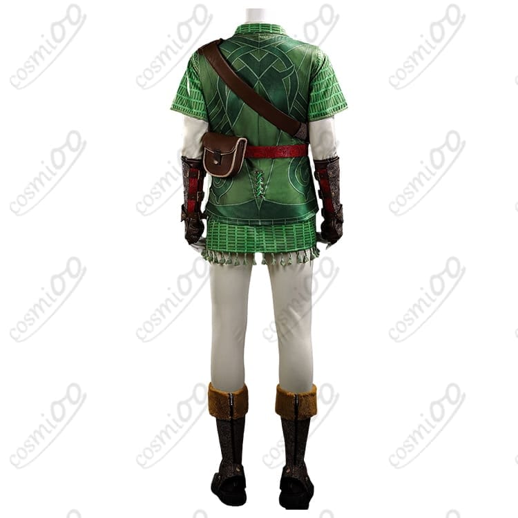 ゼルダの伝説 時のオカリナ（時オカ）リンク コスプレ衣装｜緑のチュニックと小物セット - 2枚目の画像