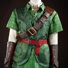 ゼルダの伝説 時のオカリナ（時オカ）リンク コスプレ衣装｜緑のチュニックと小物セット - 3枚目の画像（サムネイル）