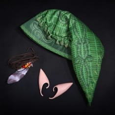 ゼルダの伝説 時のオカリナ（時オカ）リンク コスプレ衣装｜緑のチュニックと小物セット - 6枚目の画像（サムネイル）