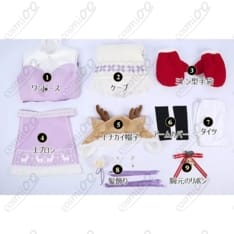 Re:ゼロから始める異世界生活（リゼロ）エミリアたん クリスマスコスプレ衣装９点セット - 8枚目の画像（サムネイル）