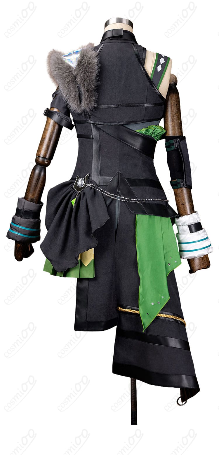 タイトルホルダー 勝負服コスプレ衣装の背面