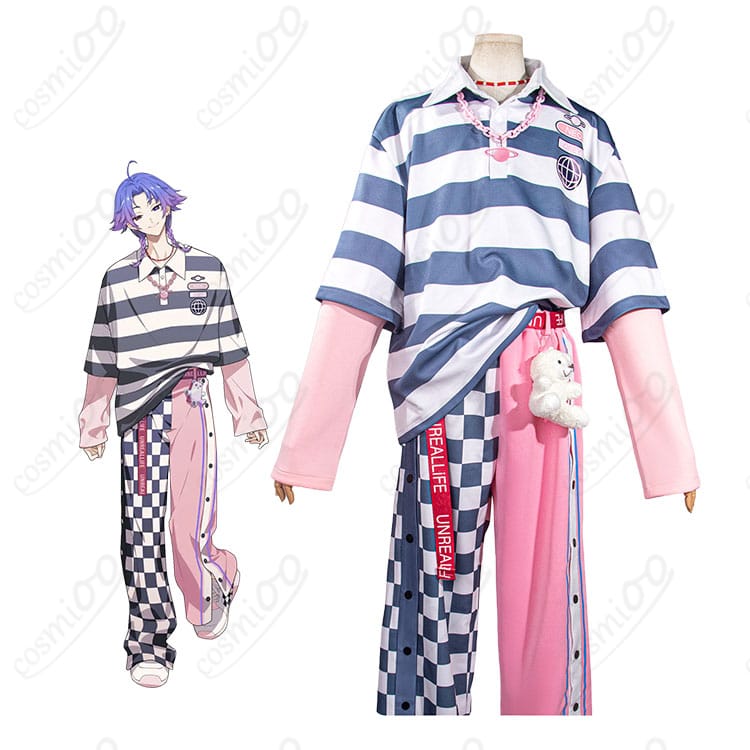 18TRIPの夜半子タろのキャラクター画像と私服コスプレ衣装の比較