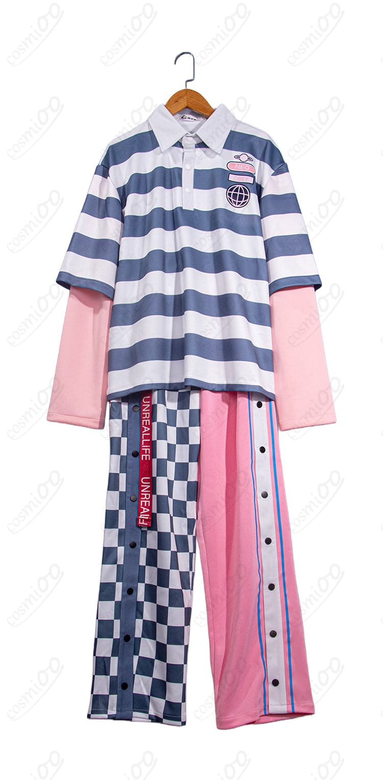 夜半子タろの私服衣装セット、トップス・パンツ・ベルト・ネックレス・クマの腰飾り