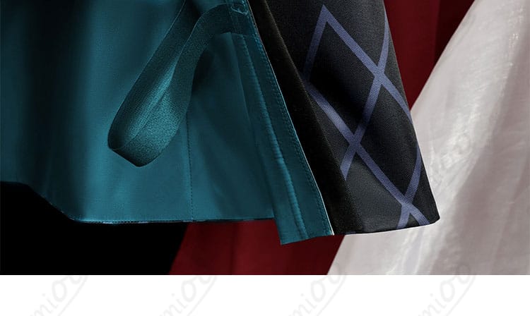 アークナイツ シー（夕）コスプレ衣装 スカートのディテール画像 フリルとデザイン