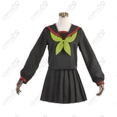 鬼滅の刃 竈門禰豆子 キメツ学園 制服セーラー服 コスプレ衣装 高再現度・快適素材 - 1枚目の画像（サムネイル）