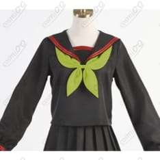 鬼滅の刃 竈門禰豆子 キメツ学園 制服セーラー服 コスプレ衣装 高再現度・快適素材 - 3枚目の画像（サムネイル）