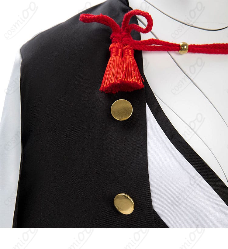 ギルティギア 梅喧（ばいけん）コスプレ衣装 肩部绳子细节图 細かな装飾