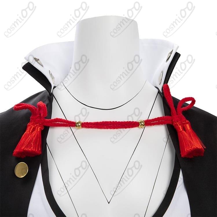 ギルティギア梅喧コスプレ衣装戦闘服再現高品質フルセット - 4枚目の画像