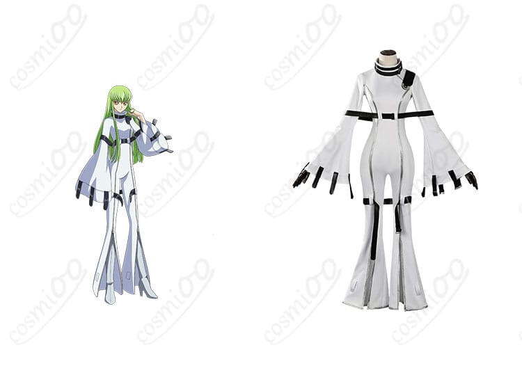 コードギアス C.C. 拘束衣 コスプレ衣装 正面＆キャラ比較画像 – 忠実再現度をチェックして即ゲット