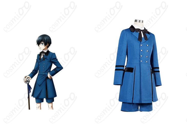 黒執事 シエル・ファントムハイヴ コスプレ衣装 正面×キャラ比較画像｜忠実再現をチェック