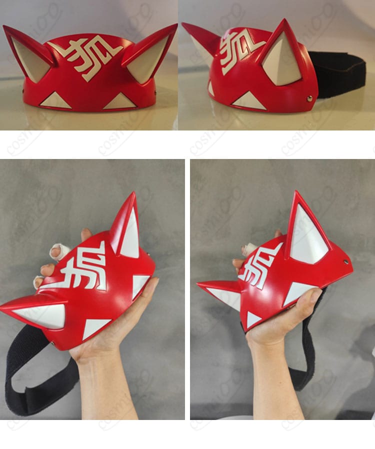 OW2 キリコ コスプレ衣装 ヘッドピース前横｜立体感抜群の造形