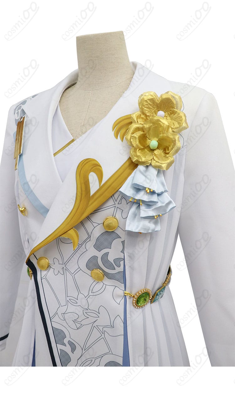 胸飾り＆上衣ディテールアップ 月永レオ コスプレ衣装 質感をズーム