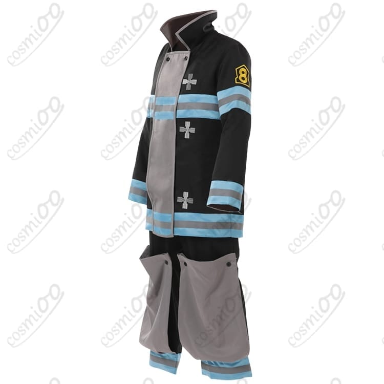 炎炎ノ消防隊森羅日下部コスプレ衣装フルセット高品質 - 3枚目の画像