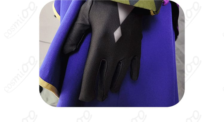 神代類 コスプレ衣装の手袋装飾。細部まで丁寧に作り込まれたデザイン。