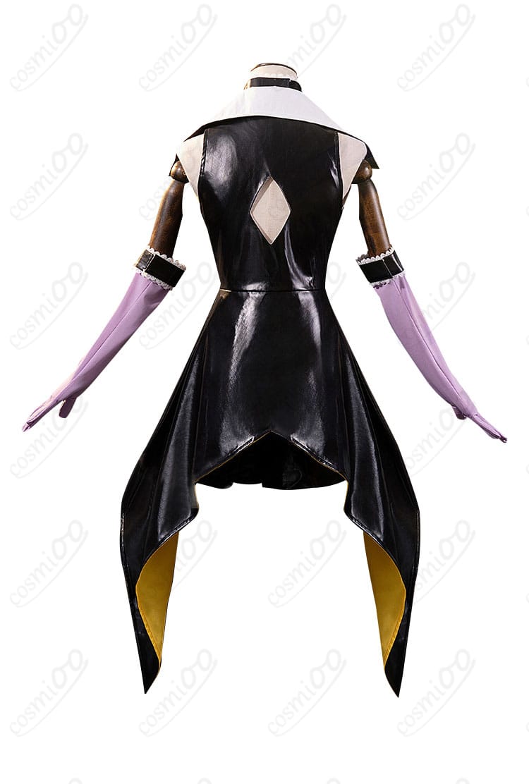 しゅごキャラ! ブラックダイヤモンド ほしな歌唄 コスプレ衣装 背面画像｜バックデザインも高再現度