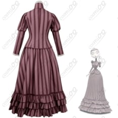 コープスブライド ヴィクトリア コスプレ衣装 ブルードレス 高再現・上品仕様 - 2枚目の画像（サムネイル）