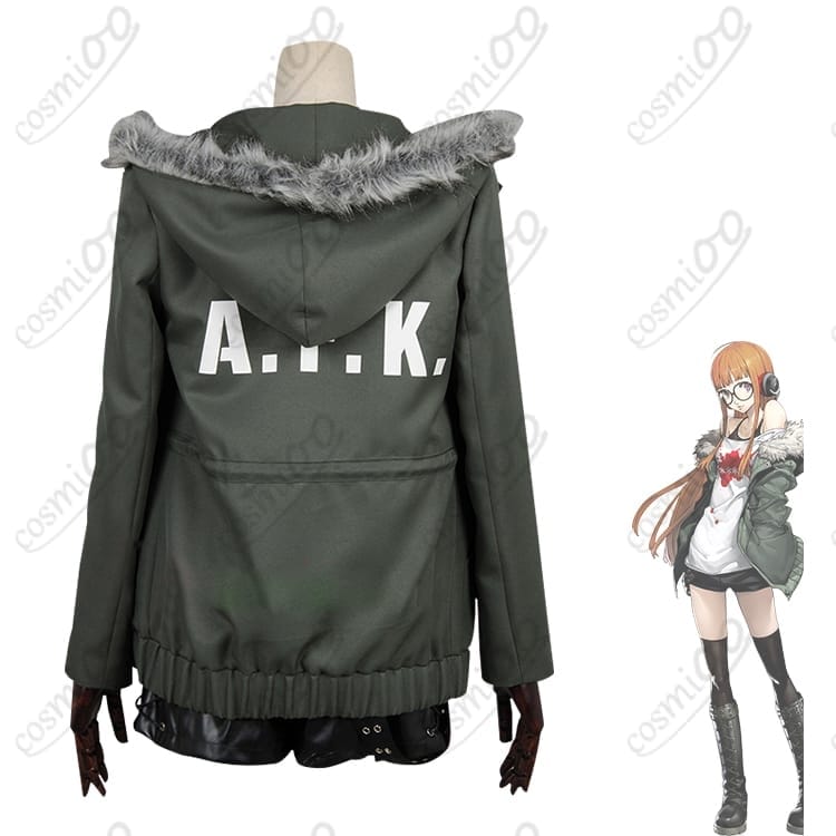 ペルソナ5 佐倉双葉『ナビ』コスプレ衣装 高再現・私服モッズコート風 - 2枚目の画像