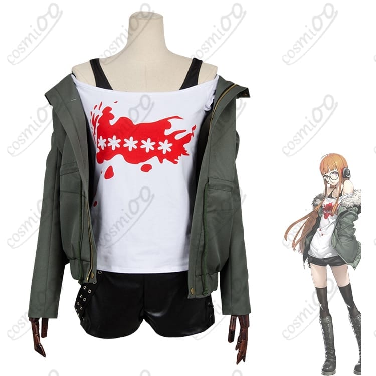 ペルソナ5 佐倉双葉『ナビ』コスプレ衣装 高再現・私服モッズコート風 - 1枚目の画像