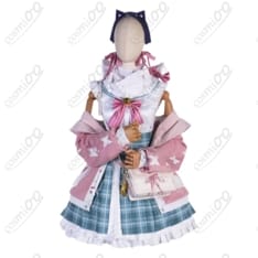 にじさんじ ミリー・パフェ 冬新衣装コスプレ 高品質・エプロン/マフラー着脱