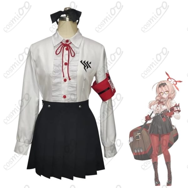 ブルーアーカイブ 火宮チナツ ゲヘナ学園制服 コスプレ 高品質 フルセット
