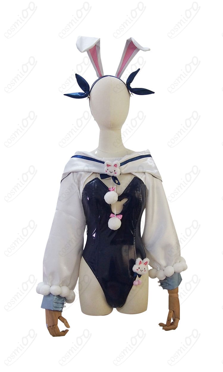 アズールレーン ラフィーII コスプレ衣装 うとうとビジーデーの正面画像。高再現度のデザイン、キャラクターの特徴を忠実に再現しています。コスプレイベントや撮影に最適！