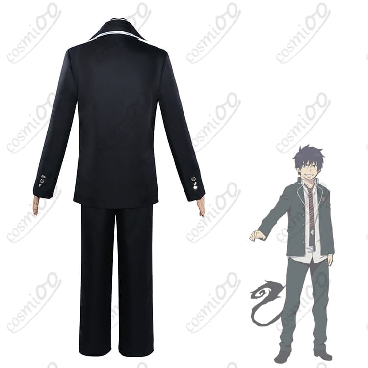 青の祓魔師 奥村燐 コスプレ衣装 祓魔師候補生制服 高再現・快適素材 イベント向け - 2枚目の画像