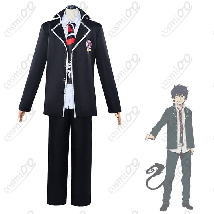 青の祓魔師 奥村燐 コスプレ衣装 祓魔師候補生制服 高再現・快適素材 イベント向け - 1枚目の画像