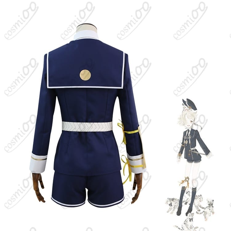 刀剣乱舞 五虎退 コスプレ衣装 初期衣装 繊細な刺繍と淡色軍服風デザイン - 3枚目の画像