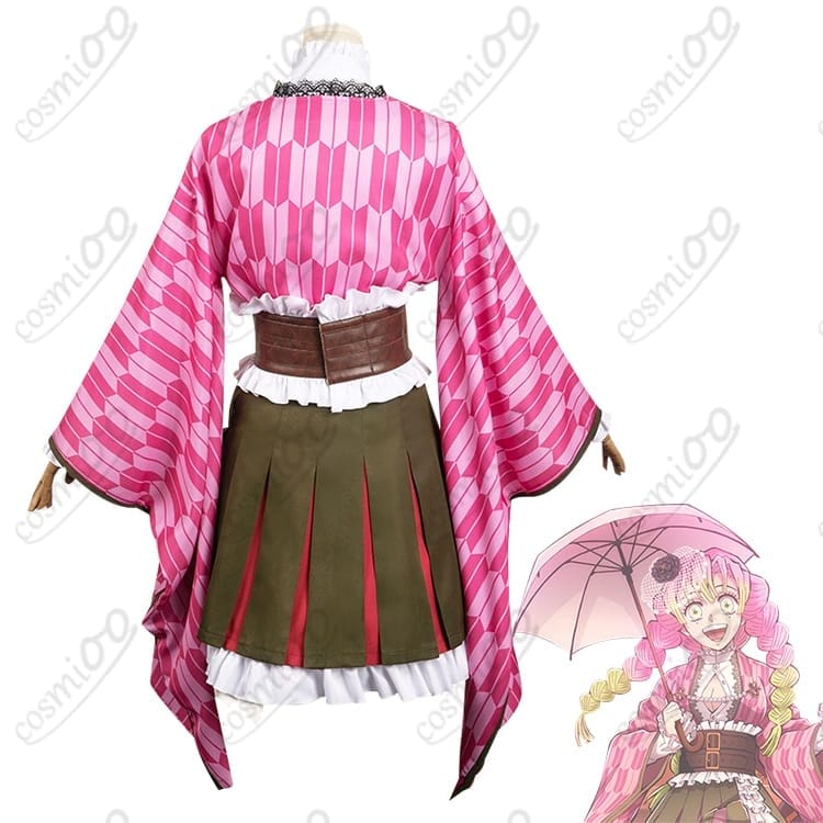 鬼滅の刃『甘露寺蜜璃』コスプレ衣装 恋柱の可憐さを高再現・快適素材 - 3枚目の画像
