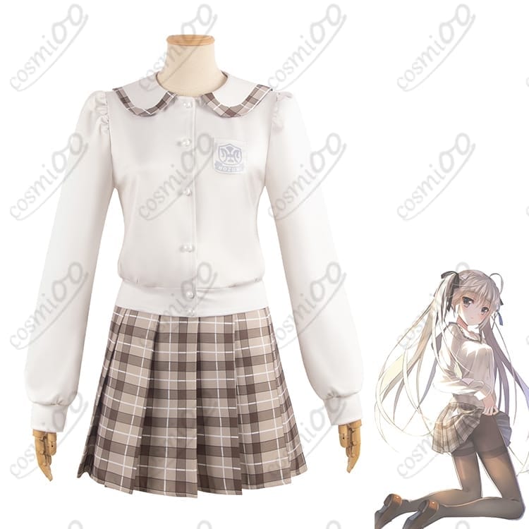 ヨスガノソラ春日野穹学園制服コスプレ衣装｜儚げ清楚・高再現フルセット - 1枚目の画像