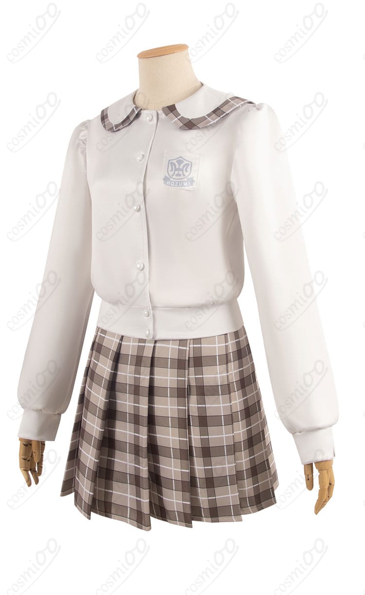 春日野穹の制服コスプレ衣装の左側画像。服のバランスとデザインがよくわかる角度から撮影。