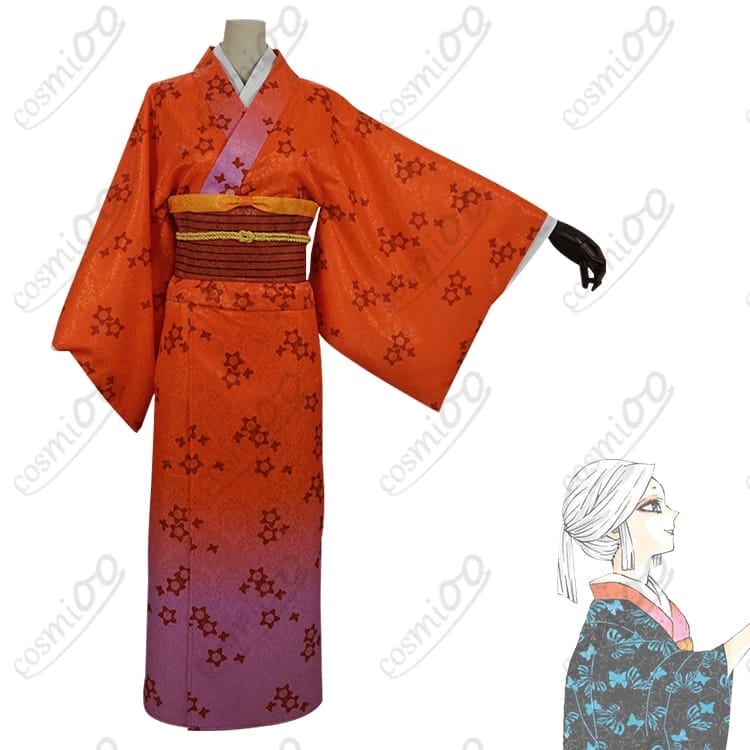 鬼滅の刃 産屋敷あまね 和装コスプレ衣装 清楚で上品なフルセット - 3枚目の画像