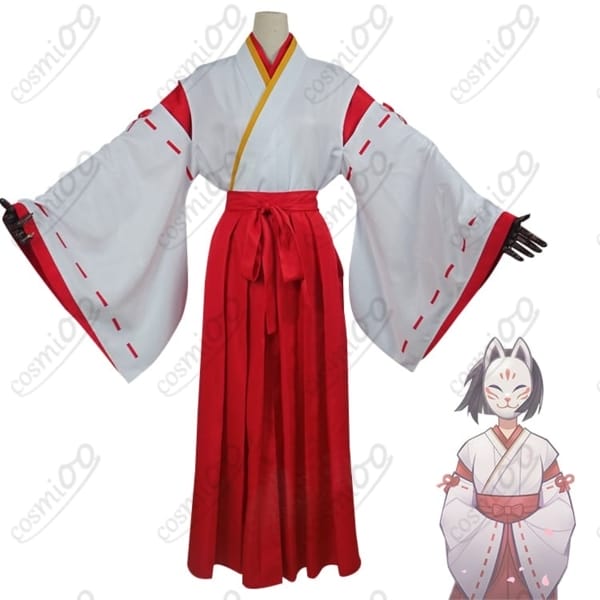 原神 花散里（カザリ）コスプレ衣装 清楚で神秘的な巫女装束 高再現