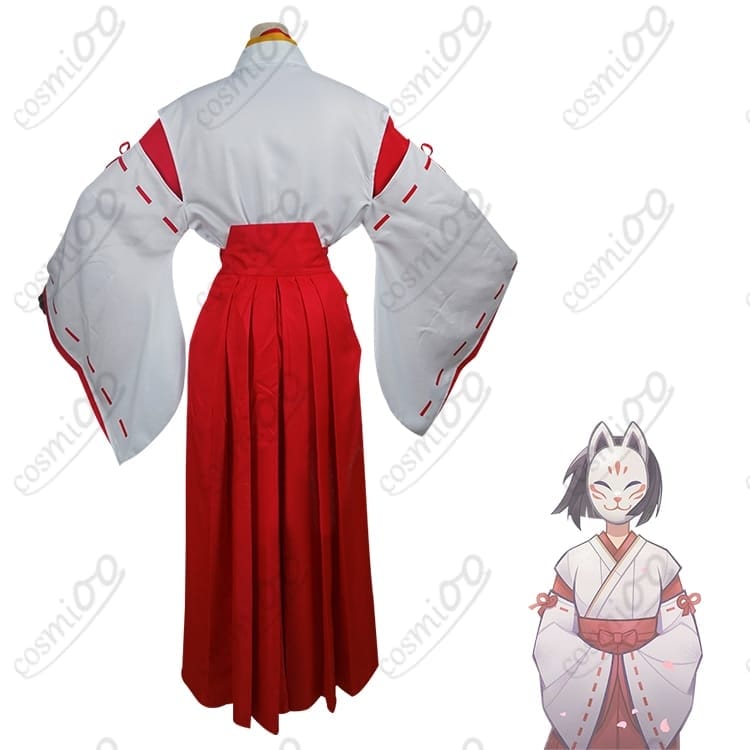 原神 花散里（カザリ）コスプレ衣装 清楚で神秘的な巫女装束 高再現 - 3枚目の画像