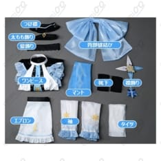 原神エウルアメイド服コスプレ高品質フルセット優雅で凛々しいデザイン - 4枚目の画像（サムネイル）