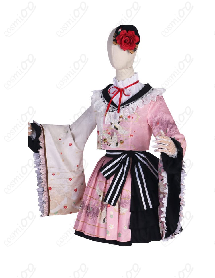 プロジェクトセカイ暁山瑞希コスプレ衣装の側面図