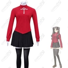 遠坂凛『通常衣装』コスプレ 高品質・高再現 動きやすいフルセット - 1枚目の画像（サムネイル）