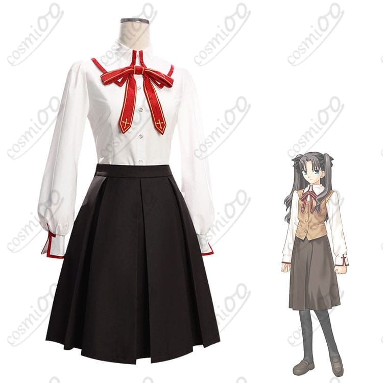 Fate/stay night 遠坂凛 冬制服コスプレ｜高再現・上品シルエット - 2枚目の画像