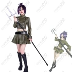 クローム髑髏 コスプレ衣装 初期制服＋眼帯＋トライデント小道具 - 2枚目の画像（サムネイル）