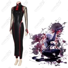 ストリートファイター6 A.K.I コスプレ衣装 黒チャイナ風 高再現・快適設計 - 2枚目の画像（サムネイル）