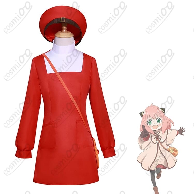 劇場版スパイファミリーアーニャ コスプレ衣装 子供用 高再現・フルセット - 2枚目の画像