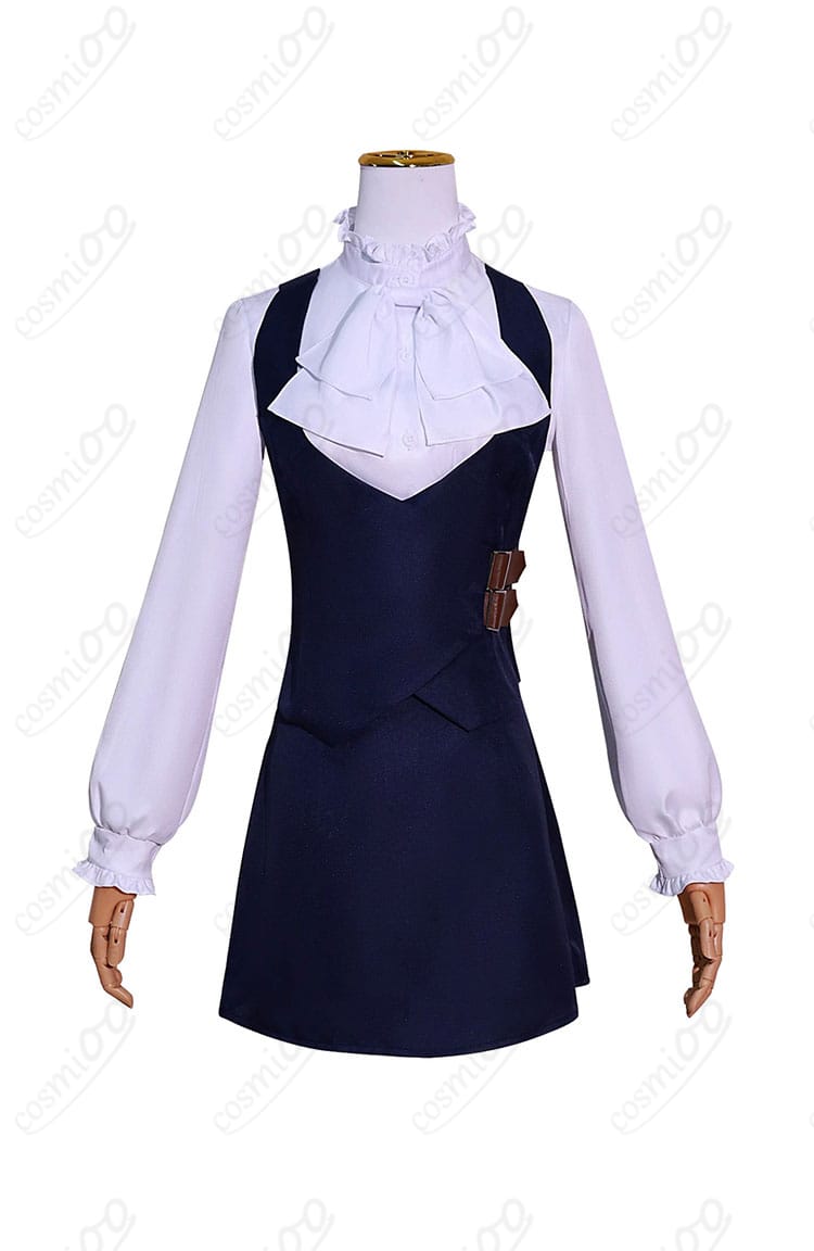 ヨル・フォージャー コスプレ衣装の内搭服飾の正面細部。衣装のリアルな刺繍と質感が見える。
