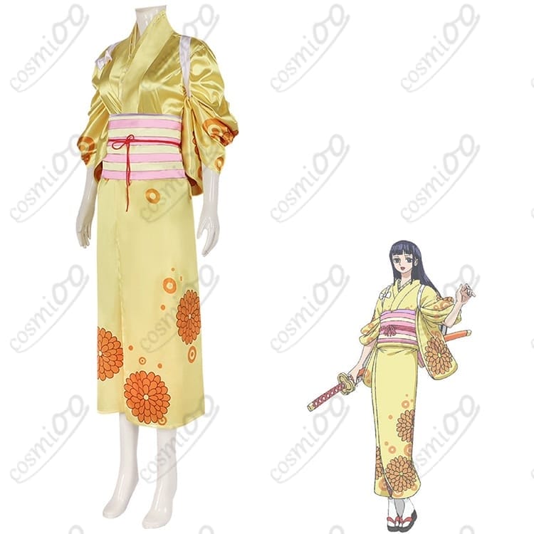 ワンピース 菊の丞 コスプレ衣装｜和装フルセット 凛と上品な高再現 - 3枚目の画像