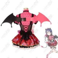 ラブライブ！園田海未 小悪魔編 コスプレ衣装｜黒×赤のデビル調 高再現フルセット - 3枚目の画像（サムネイル）