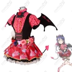 ラブライブ！園田海未 小悪魔編 コスプレ衣装｜黒×赤のデビル調 高再現フルセット - 2枚目の画像（サムネイル）