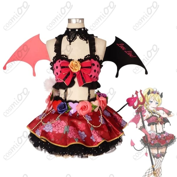 ラブライブ！スクフェス絢瀬絵里小悪魔編覚醒後コスプレ衣装高再現・フルセット