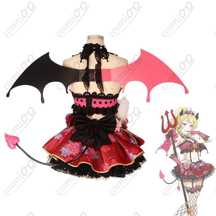 ラブライブ！スクフェス絢瀬絵里小悪魔編覚醒後コスプレ衣装高再現・フルセット - 3枚目の画像