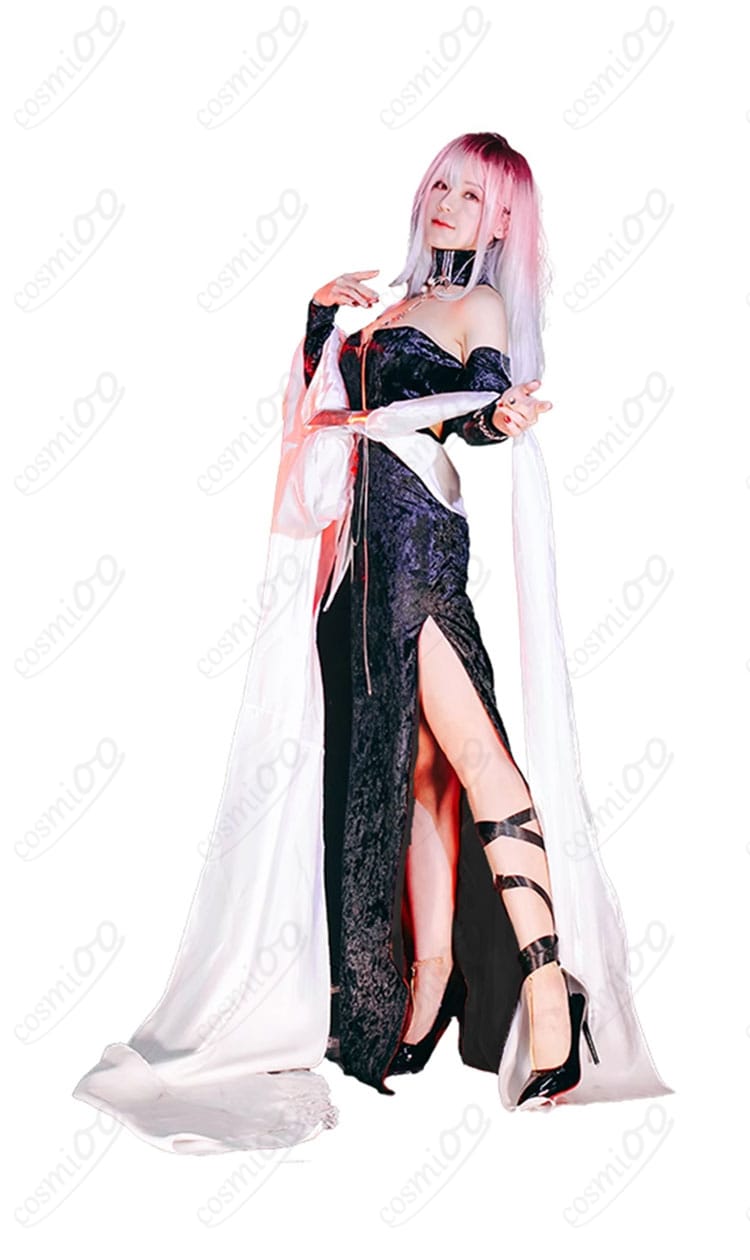 コスプレ衣装 シャローム 昼の如き夜光 右側面の人物着用画像｜無期迷途 コスプレ衣装