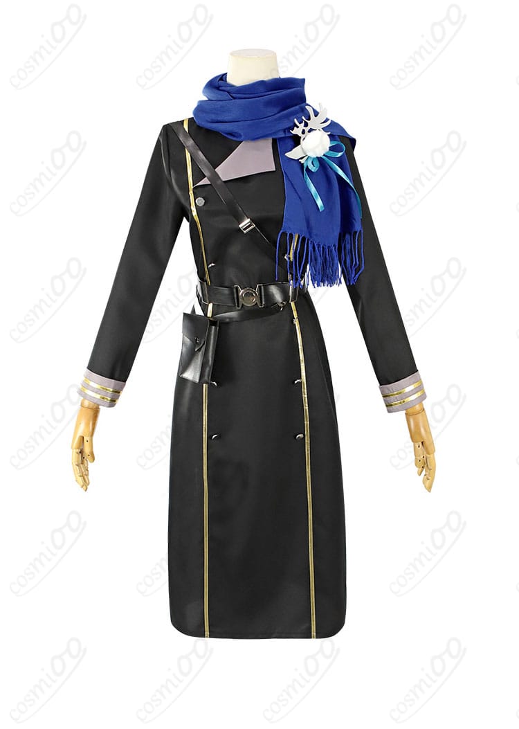 コスプレ衣装の内搭部分の正面装飾詳細。衣装のディテールが美しく再現されています。