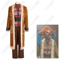 実写版ワンピース 千両道化のバギー 高再現コスプレ衣装一式 ヴィンテージ加工 - 1枚目の画像（サムネイル）
